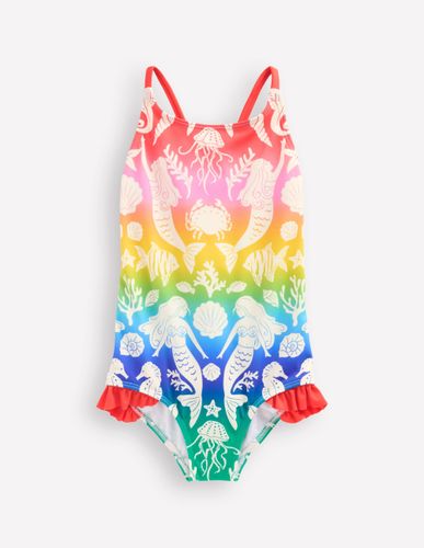 Joli maillot de bain croisé dans le dos-Sirène rose dégradé - Boden - Modalova