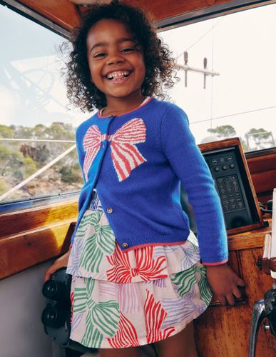 Cardigan Evelyn à logo fun-Nœud bleu héron - Boden - Modalova