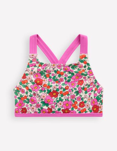 Haut de bikini croisé dans le dos-Fleur de pommier rose - Boden - Modalova