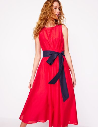 Robe sans manches plissée-Anemone Honeycomb Spot - Boden - Modalova