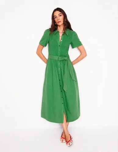 Robe midi Amber double-étoffe-Vert paradis - Boden - Modalova