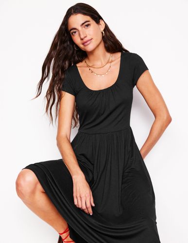 Robe en jersey Samantha à col en U-Noir - Boden - Modalova