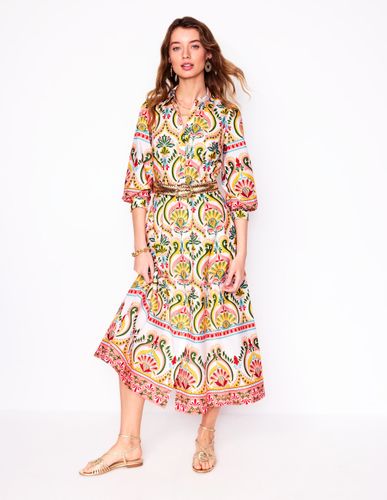 Robe-chemise Clara en coton-Multi, motif Ornamental Floral - Boden - Modalova
