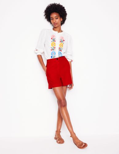 Short Westbourne en lin-Anemone Honeycomb Spot - Boden - Modalova
