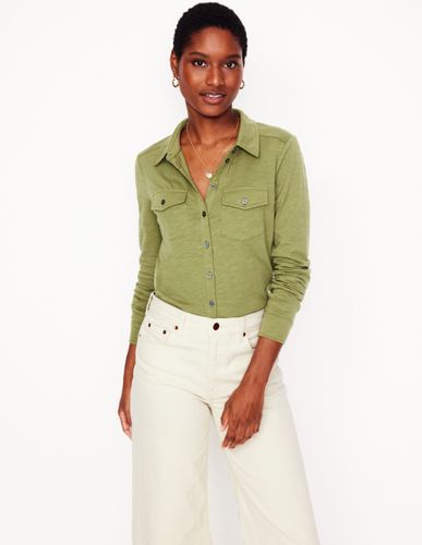Chemise Amy en jersey-Olive tendre - Boden - Modalova