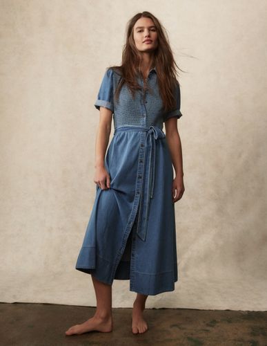 Robe midi Amber en jean-Denim vintage clair - Boden - Modalova