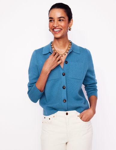 Chemise Astrid en maille-Rivière bleue - Boden - Modalova