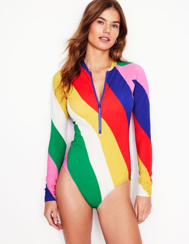 Maillot sportif manches raglan-Multi, motif Rainbow Cascade - Boden - Modalova