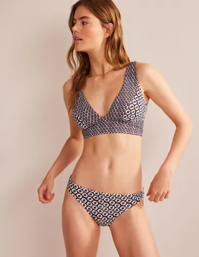 Bas de bikini intemporel-Bordeaux foncé, motif Rêverie - Boden - Modalova