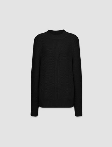 Luxe Cardigan Stitch Round Neck Jumper - XS - Joseph - Modalova