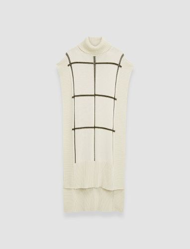 Grid Cotton Silk Poncho - One Size - Joseph - Modalova