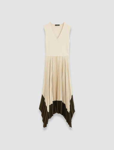 Knit Weave Plissé Animation Dura Dress - Regular / 36 - Joseph - Modalova