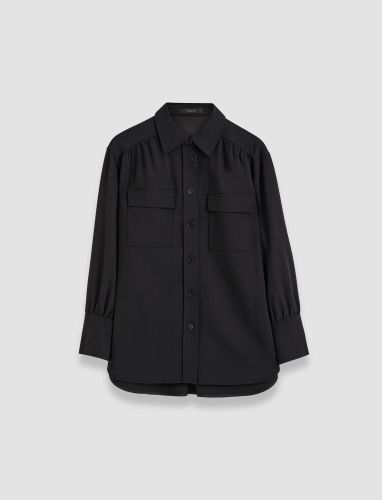 Perle Fluid Twill Wool Shirt - 32 - Joseph - Modalova