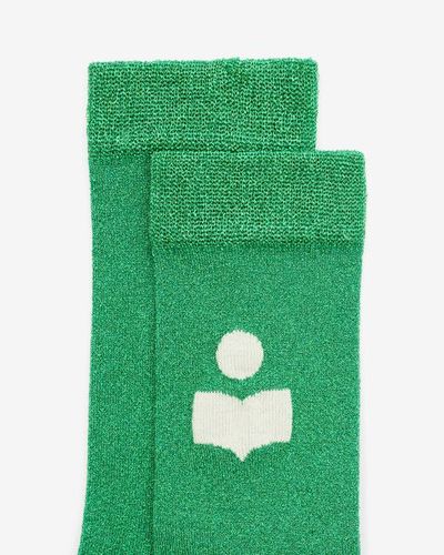 Chaussettes Slazia - Vert Émeraude - Isabel Marant - Modalova