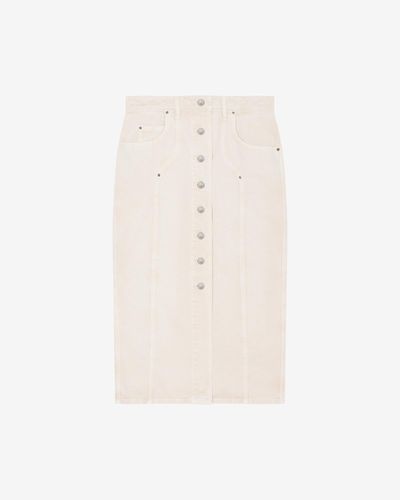 Jupe Vandy - Écru - Taille 38 - Marant Étoile - MarantÉtoile - Modalova