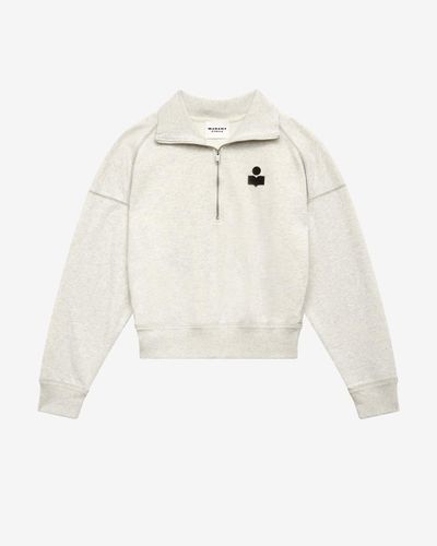 Sweatshirt Ross À Logo - Écru- - Taille 36 - Marant Étoile - MarantÉtoile - Modalova