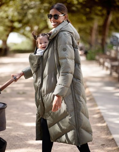 Long Maternity + Babywearing Puffer Coat - Seraphine - Modalova