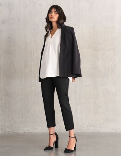 Pantalon de grossesse slim noir - Seraphine - Modalova