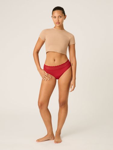 Womens Sensual Hi-Waist Bikini Light-Moderate Absorbency Period Underwear / / 08/XS / Light Moderate - Modibodi - Modalova
