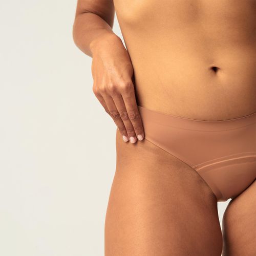 Womens Recycled Seamfree Bikini Moderate-Heavy Absorbency Period Underwear / / 06/2XS / Moderate Heavy - Modibodi - Modalova