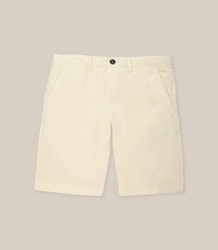 IZAC - Bermuda coton stretch jaune - IZAC - Modalova