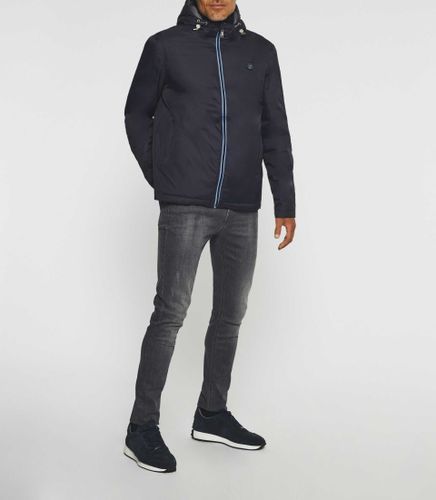 Blouson matelassé réversible marine et gris MORENO - IZAC - Modalova