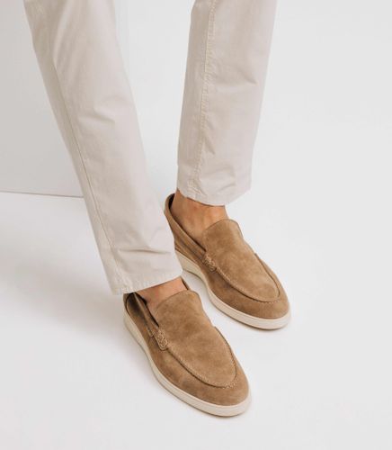 IZAC - Mocassins en daim beige - IZAC - Modalova