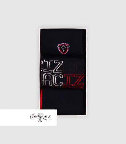 Boite de 3 chaussettes marine - IZAC - Modalova