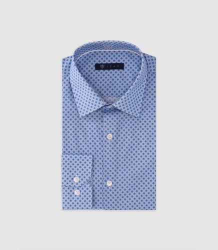 IZAC - Chemise ajustée bleue - IZAC - Modalova