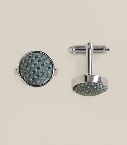 Boutons de manchette avec pois - IZAC - Modalova