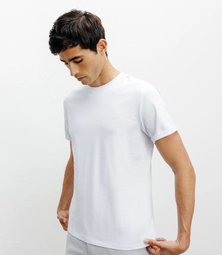 IZAC - T-shirt col rond blanc - IZAC - Modalova