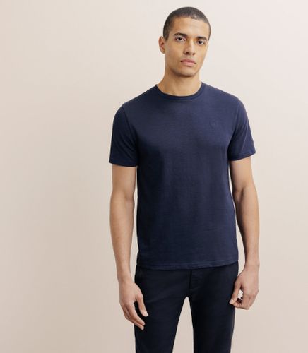 IZAC - T-shirt col rond marine - IZAC - Modalova