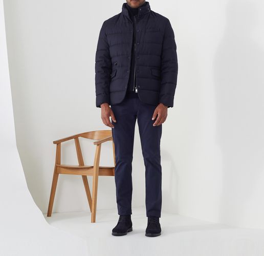 Blouson matelassé marine ''Farel'' - IZAC - Modalova