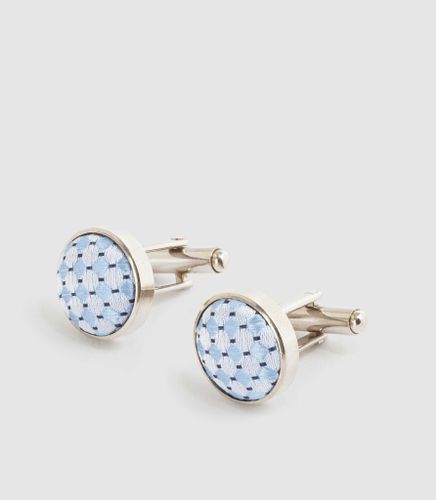 Boutons de manchette métal ciel ''Zacary'' - IZAC - Modalova