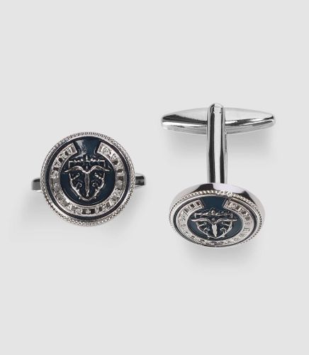 Boutons de manchette métal marine HAJER - IZAC - Modalova