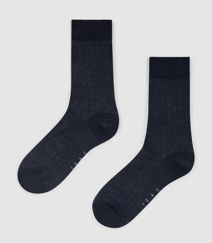 Lot de chaussettes montantes marine - IZAC - Modalova