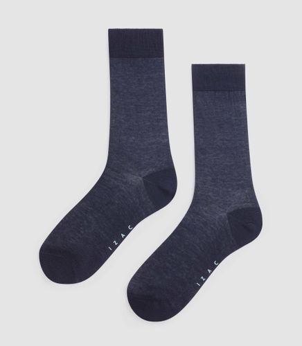 Chaussettes fil d'Ecosse marine RSEY - IZAC - Modalova