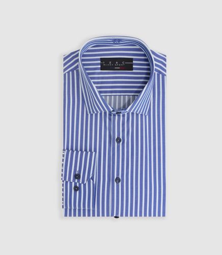 Chemise à rayures ciel ''Mayol'' - IZAC - Modalova