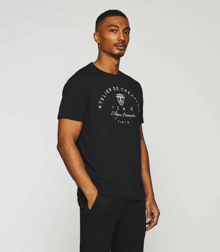 T-shirt brodé manches courtes GUY - IZAC - Modalova