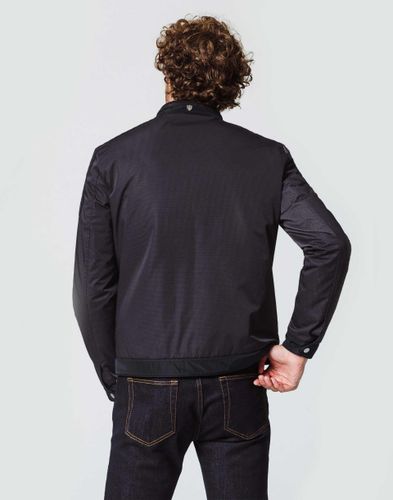 IZAC - Blouson Biker Bi-Matière - Izac - Modalova
