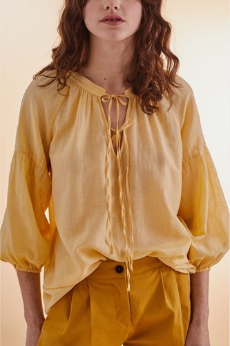 CARMEL - Blouse en coton et soie - Couleur : - Taille : T1 - Pablo - Modalova