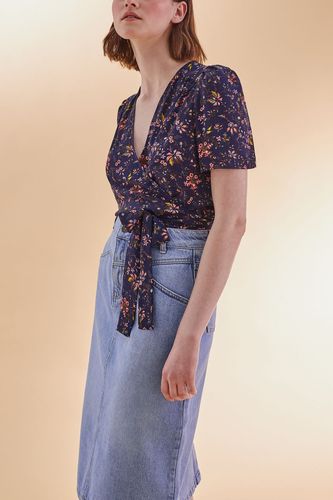 CAPUCINE - Blouse cache-cœur à imprimé floral - Couleur : / - Taille : 34 - Pablo - Modalova