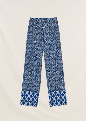 Pantalon fluide taille élastique - La Fée Maraboutée - Modalova