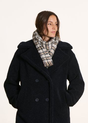 Écharpe blanche à carreaux - La Fée Maraboutée - Modalova