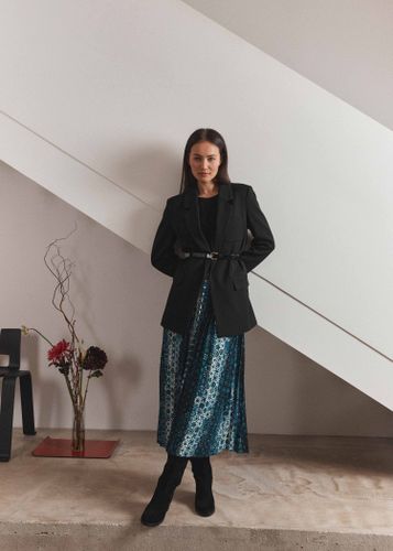 Veste blazer noire en twill - La Fée Maraboutée - Modalova