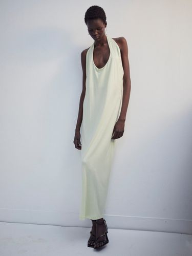 Ceri Dress in Lime - Ninety Percent - Modalova