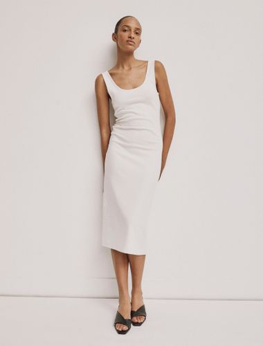 Gail Dress in Chalk White - Ninety Percent - Modalova