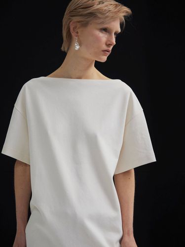 Gabo T-Shirt in Whisper White - Ninety Percent - Modalova