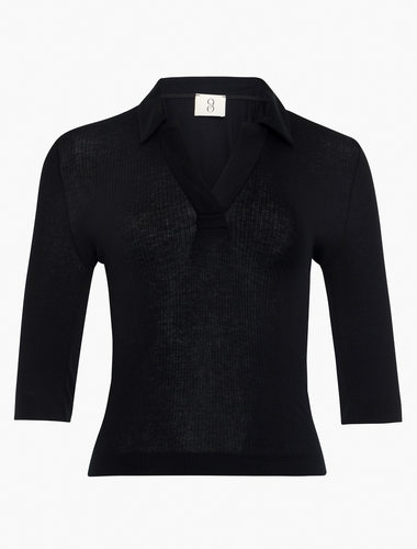 Tadeo Top in Black - Ninety Percent - Modalova