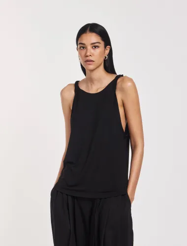 Riley Twist Strap Vest in - MicroModal - Ninety Percent - Modalova